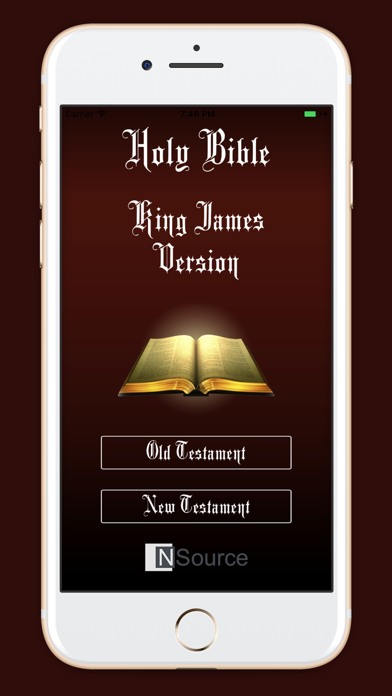 KJV Bible Version & Apocrypha Screenshot
