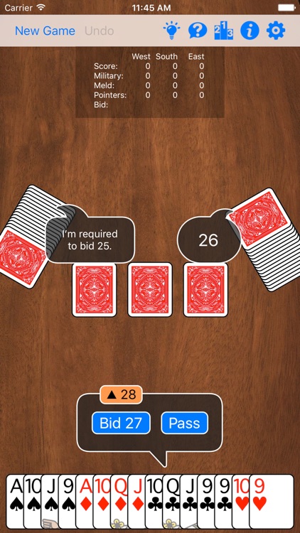 Cutthroat Pinochle+ screenshot-0