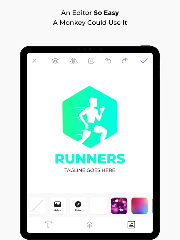 Logo Maker & Design Creator iPad screenshot 5 - Graphics & Design app