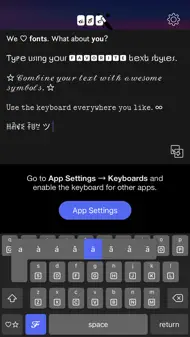 Text Designer Keyboard iphone bilder 1