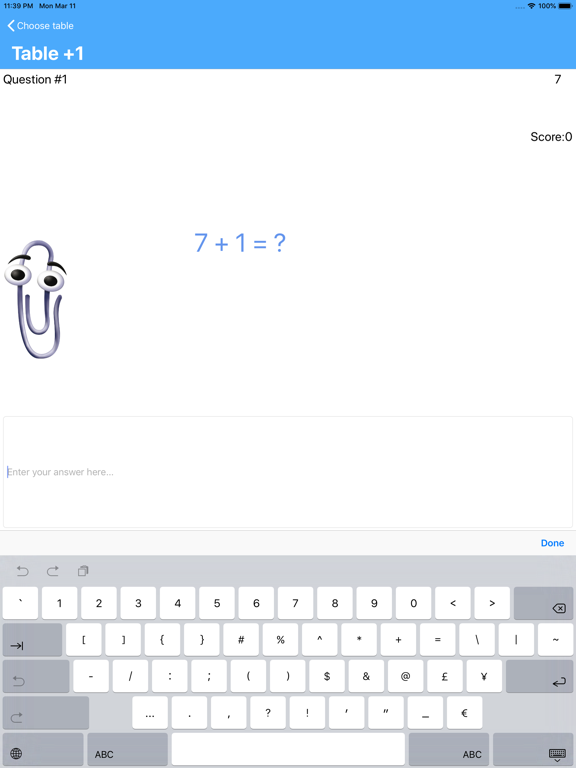 Mes Tables iPad screenshot 6 - Education app