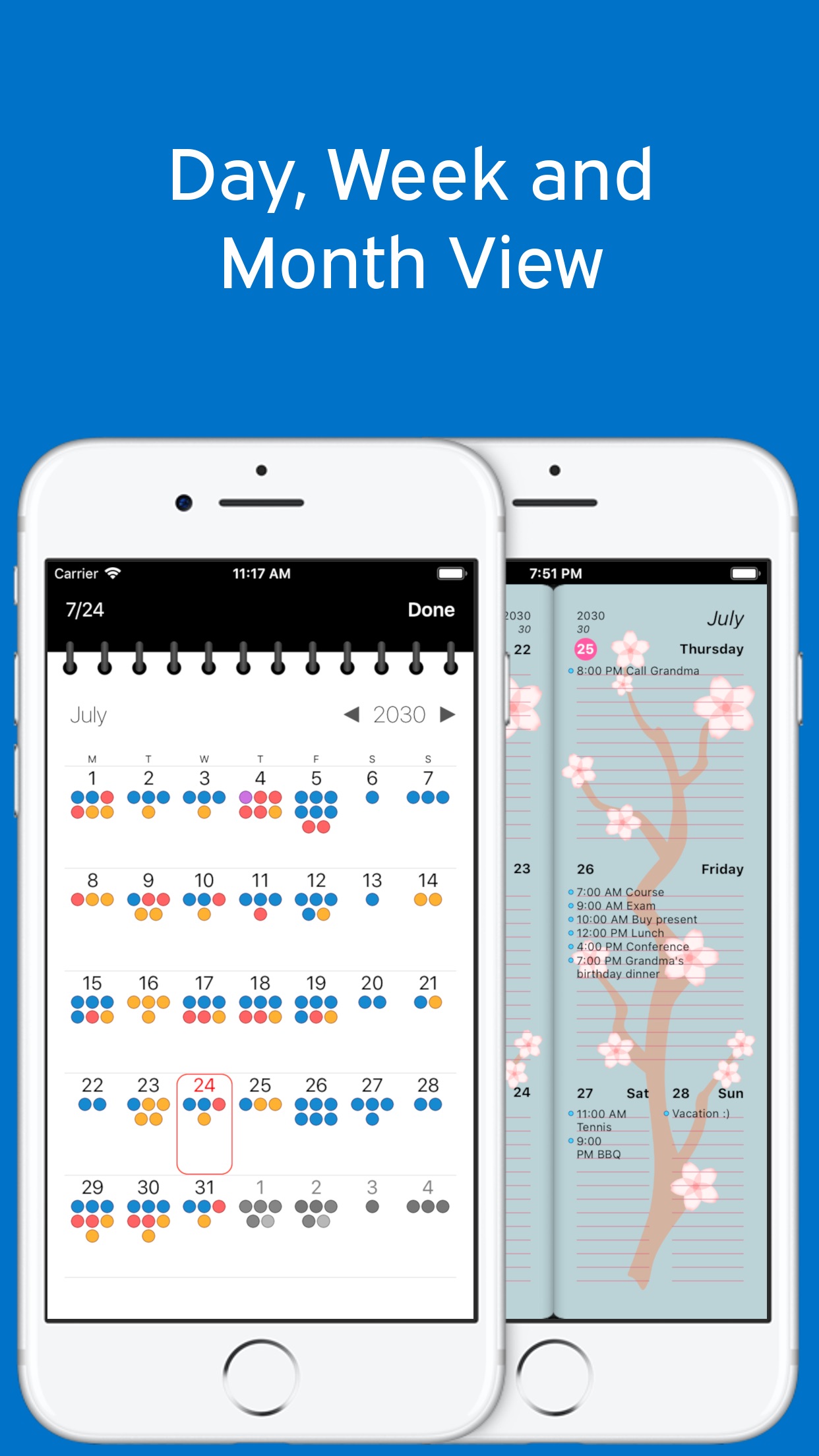 Screenshot do app Week Agenda Ultimate
