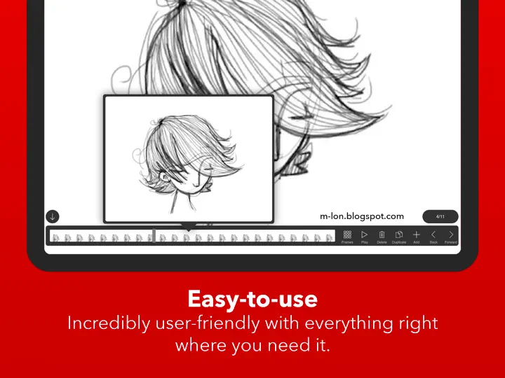 Captura de pantalla de Animation Creator HD Express en iPhone 2