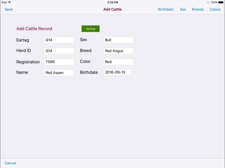 Cattle Feeding Database screenshot-3