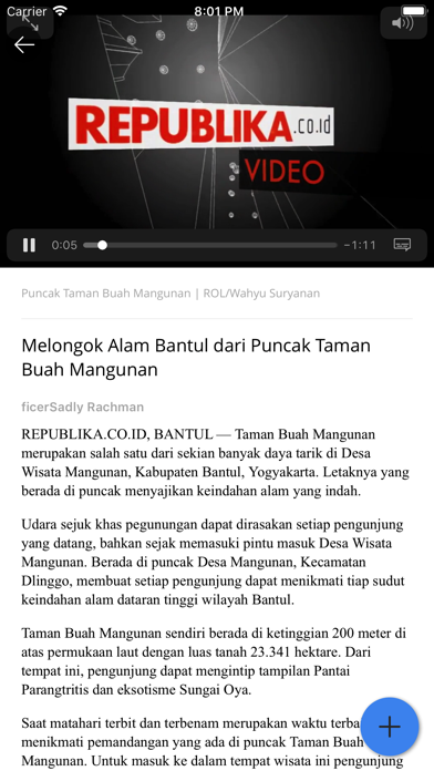 Republika Mobile Screenshot