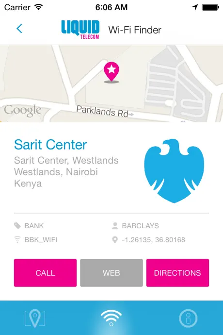 Liquid Telecom Wi-Fi Finder
