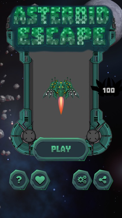 Asteroid escape aircraft space