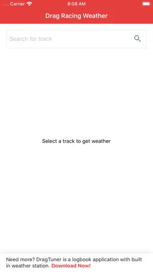 Drag Racing Weather Station screenshot 1