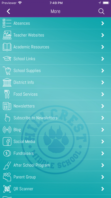 Hillcrest Middle School screenshot 3