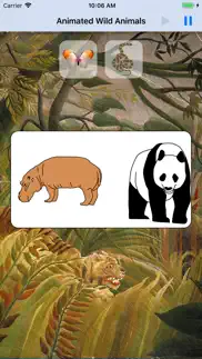 animated wild animals iphone screenshot 1
