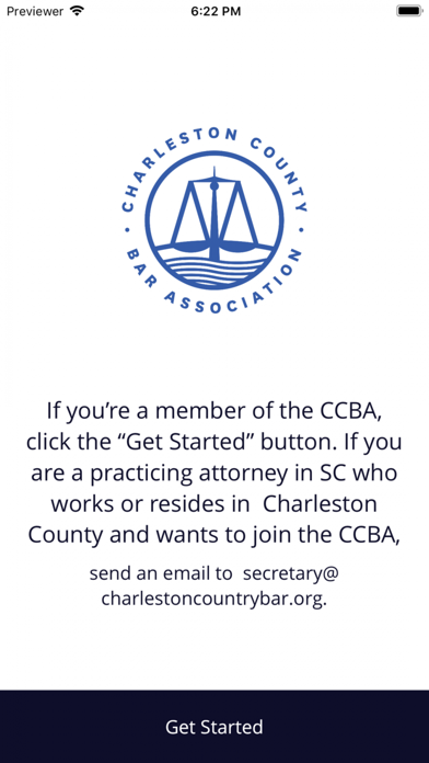 How to cancel & delete Charleston County Bar Assoc. from iphone & ipad 1