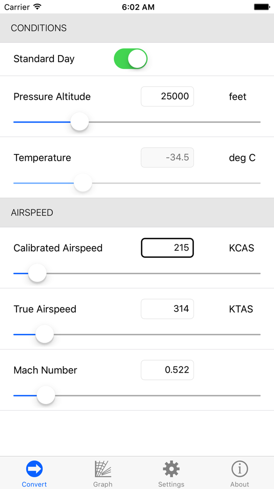 #2. Airspeed Converter (iOS) 由: Brian Biswell