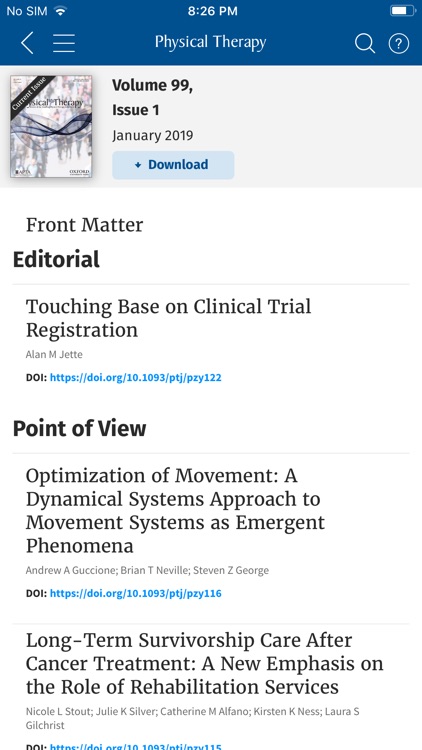 Physical Therapy Journal