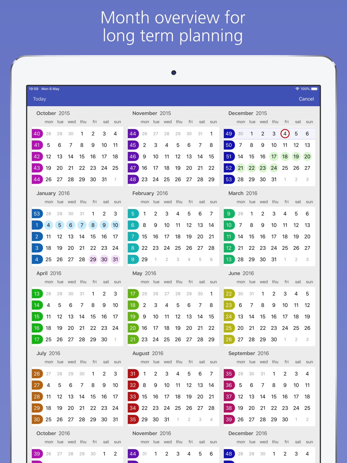 Easy Calendar ipad screenshot 4