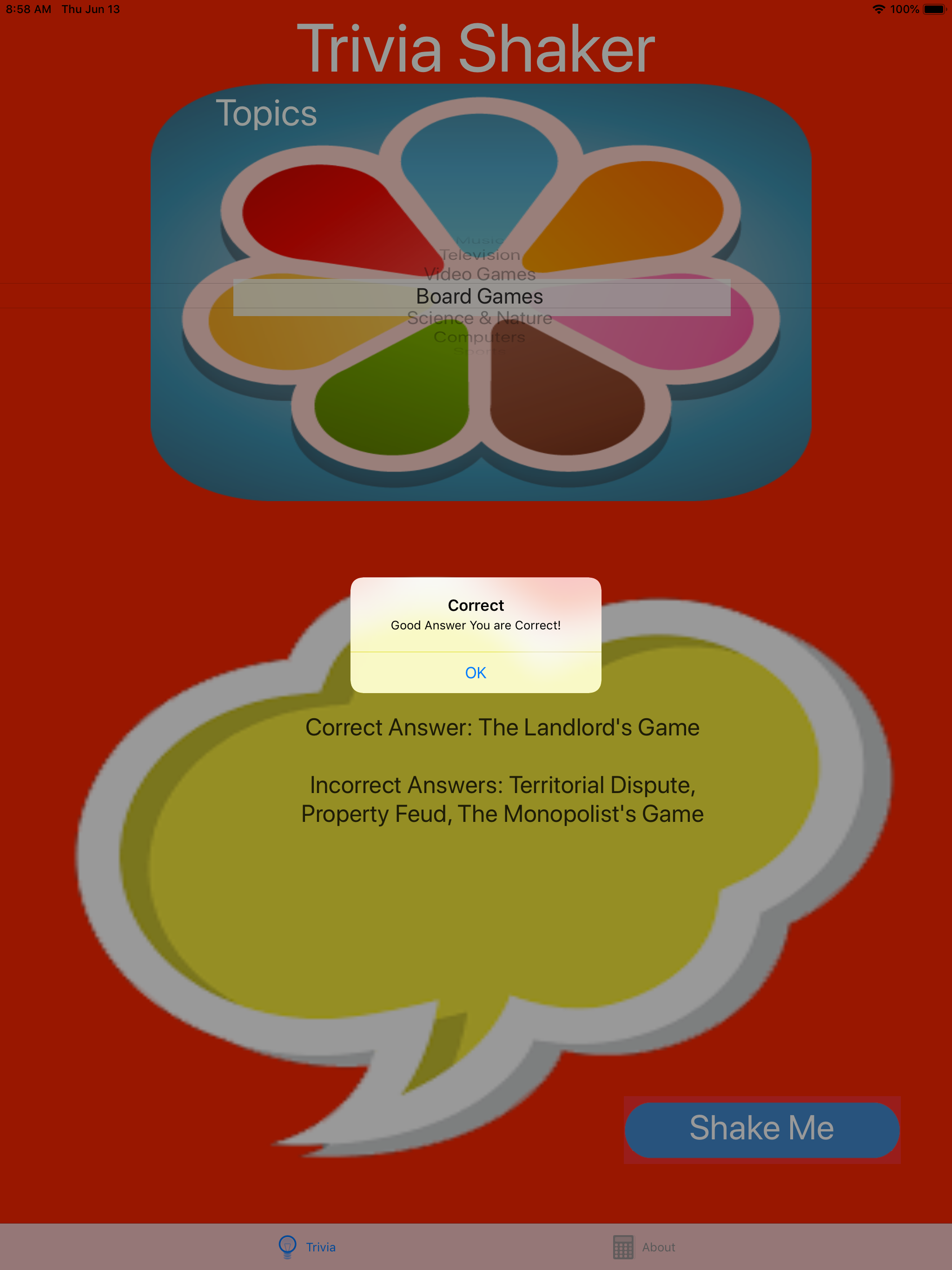 TriviaShaker screenshot 8