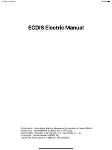 ECDIS Electric Manual screenshot #1 for iPad
