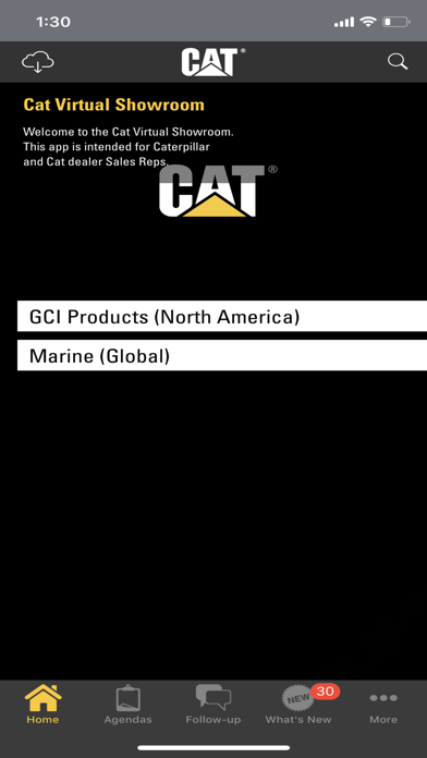 Cat® Virtual Showroom Screenshot