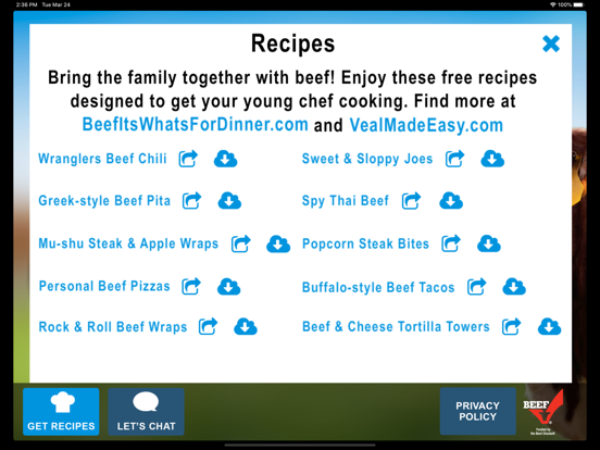 All About Beef iPad screenshot 8 - Education app