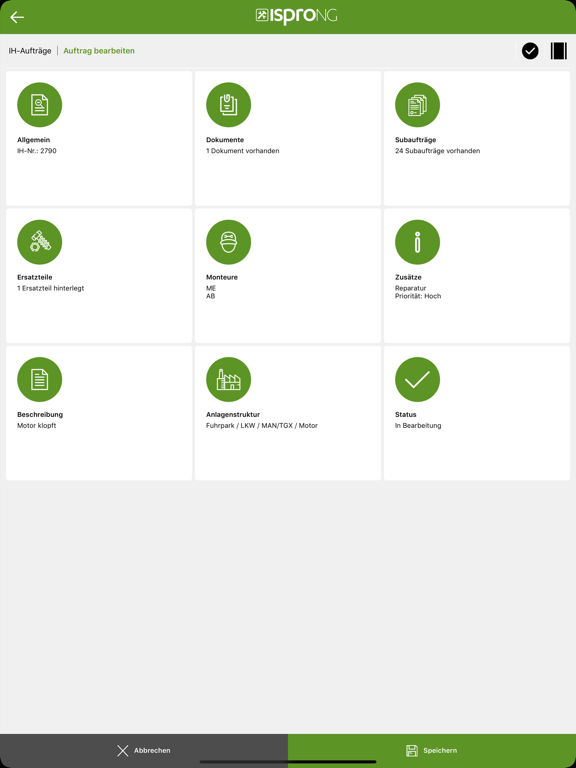 IsproNG iPad screenshot
