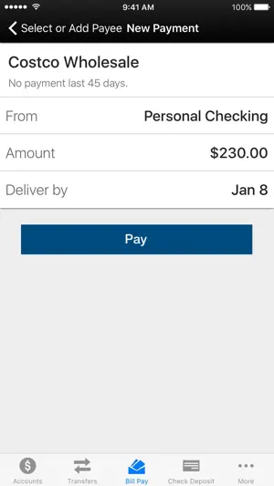 Webster First FCU screenshot 1
