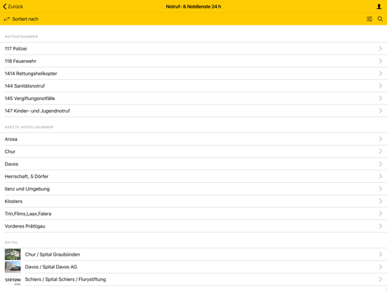 Screenshot #6 pour Notruf Graubünden Nord