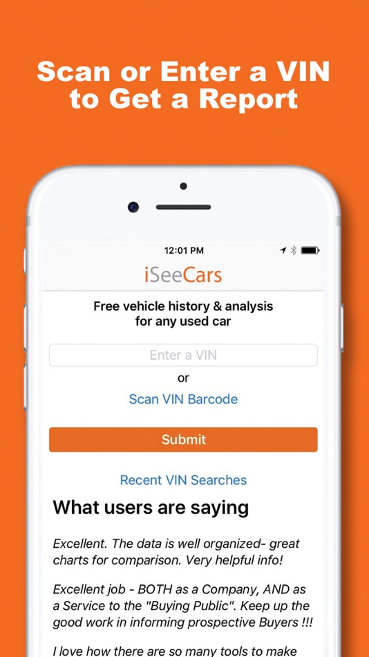 VIN Report for Used Cars - 1.25 - (iOS)
