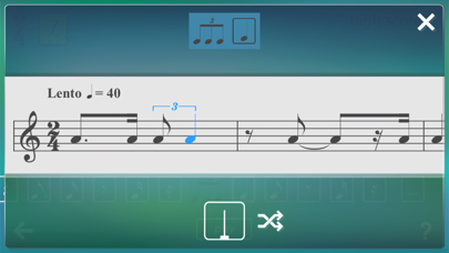 Musical Meter 3: sight-reading Screenshot