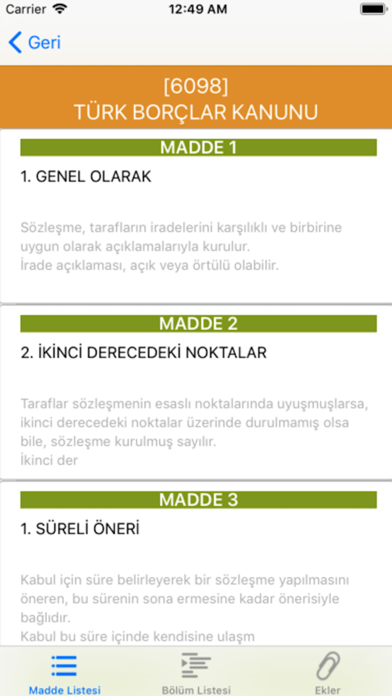 Screenshot #3 pour NevraMevzuat Borçlar Kanunu