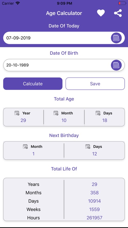 Easy Age Calculator - Original