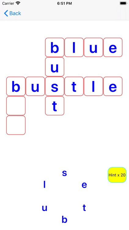 Expanding crossword puzzle screenshot-5