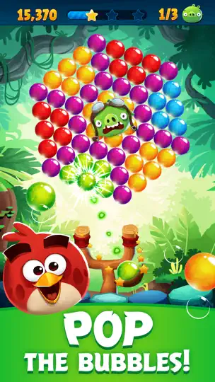 Captura de pantalla de Angry Birds POP! en iPhone 1