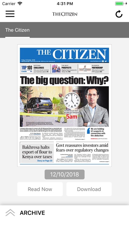The Citizen Epaper App