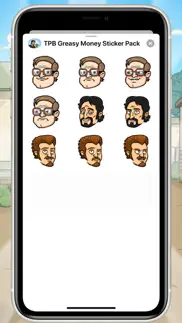 tpb greasy money sticker pack iphone screenshot 2