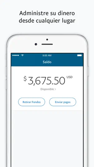 Captura de pantalla de PayPal Para Empresas en iPhone 4