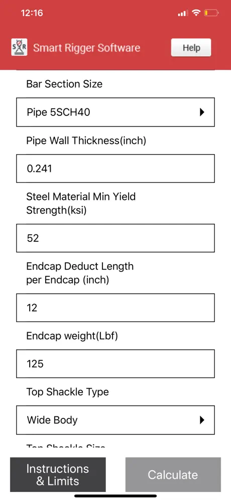 Spreader Bar App