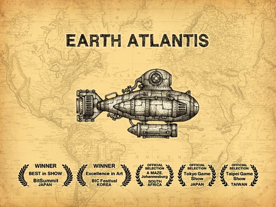 Earth Atlantis iPad app afbeelding 4