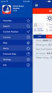 noaa ndbc buoy live marine iphone screenshot 4