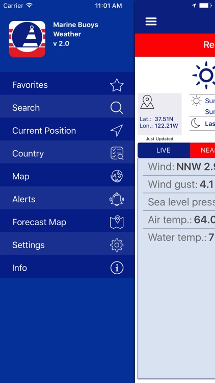 NOAA NDBC Buoy Live Marine screenshot-3