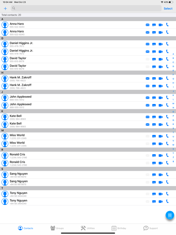 Screenshot #4 pour Edit Contact Pro