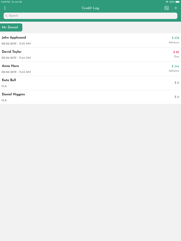 Screenshot #5 pour CreditLog - Account Ledger