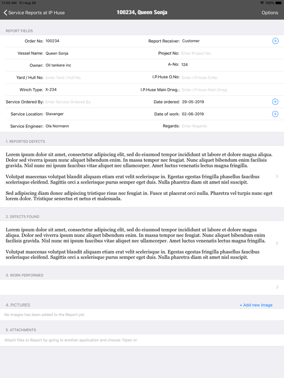 Screenshot #4 pour Service Reports