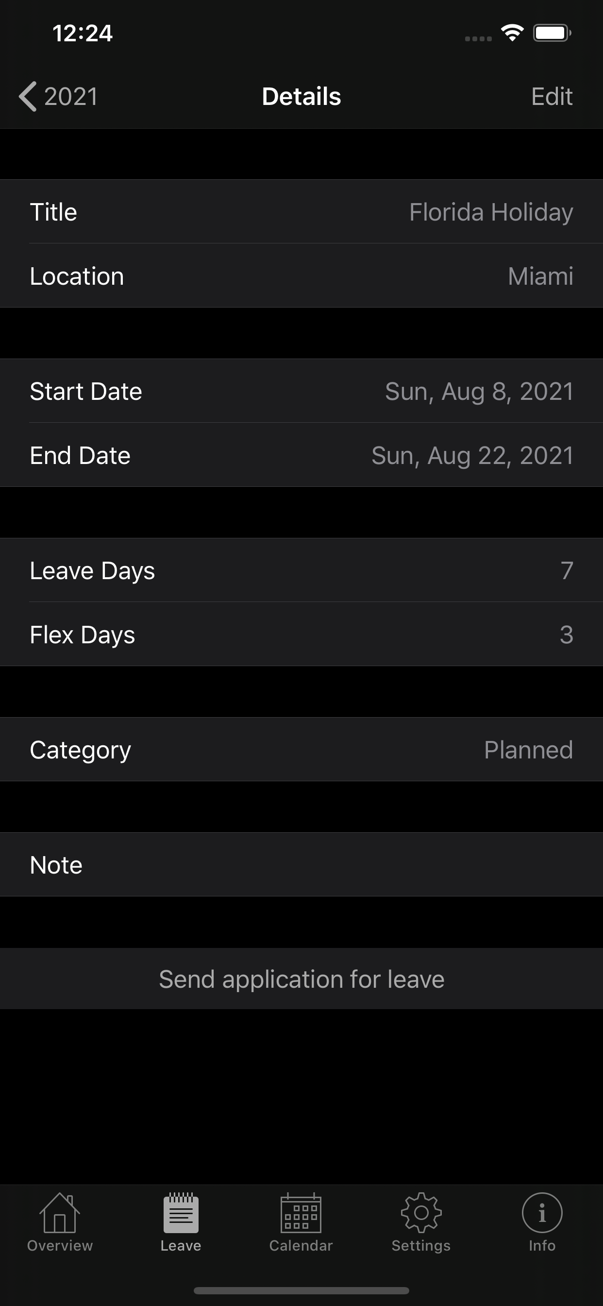 Annual Leave