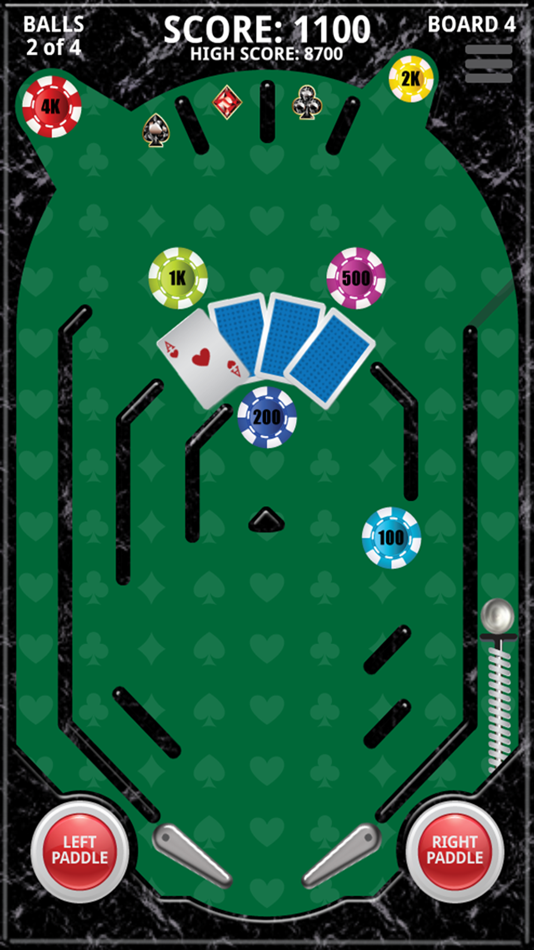 #4. Mini Pinball 4 Of A Kind (iOS) 由: Mike Hempfling