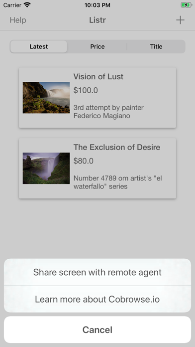 Screenshot #3 pour Listr - Create Your Wish List