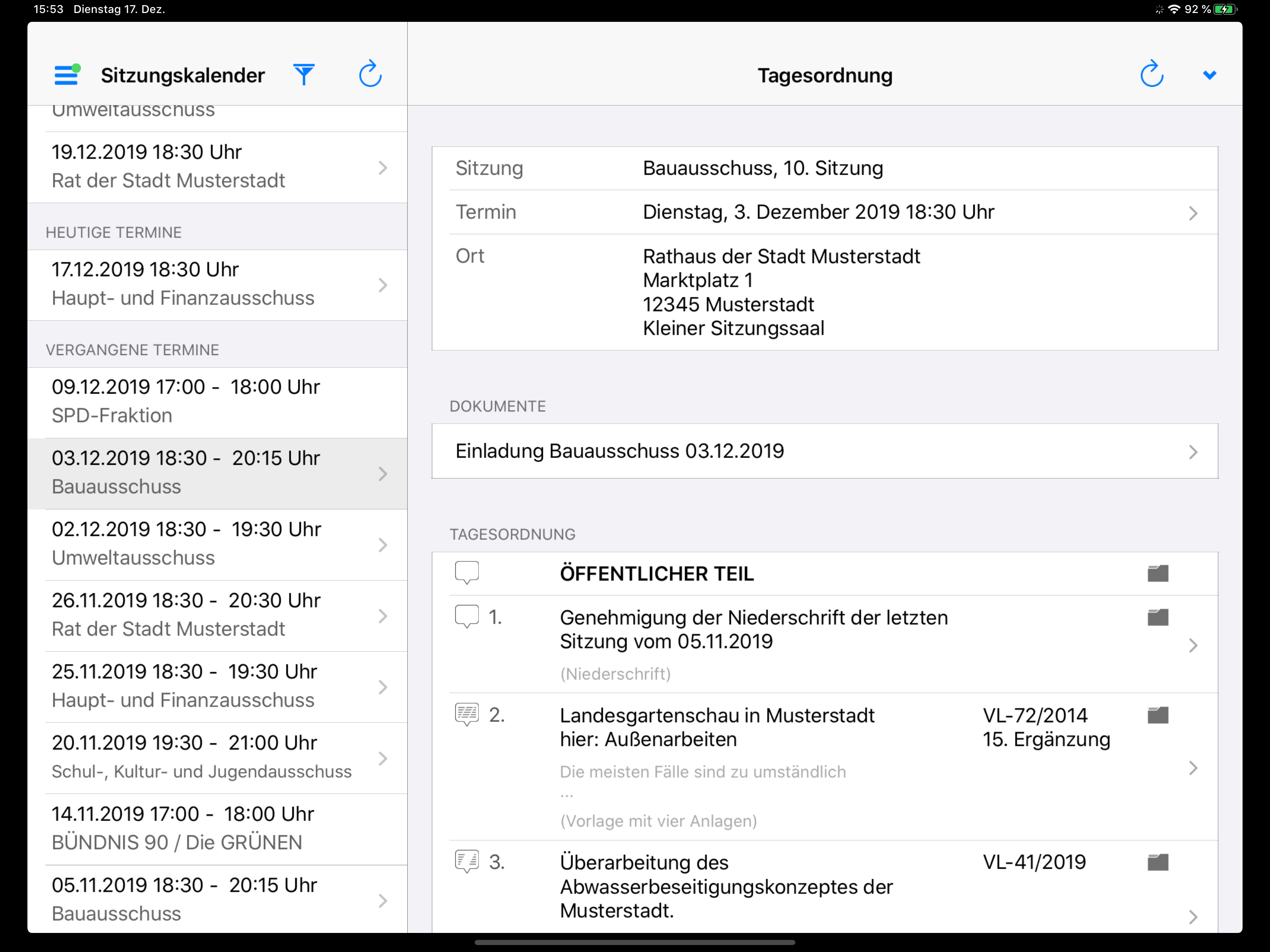 Provox iMeeting screenshot 2