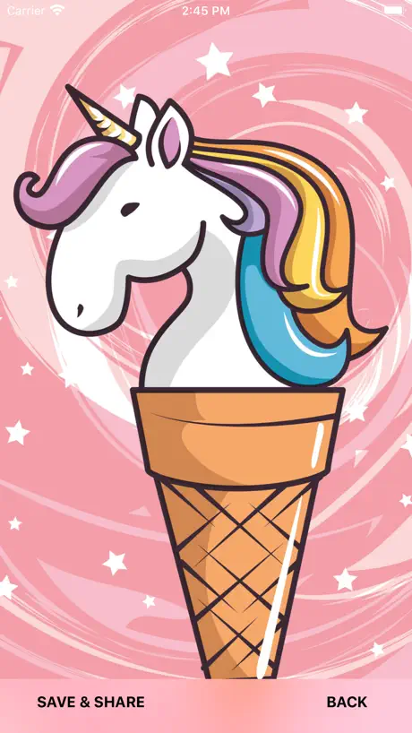 Niedlich Einhorn Hintergrund
