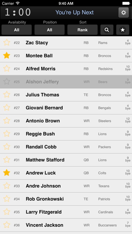 DraftNight Draft Board