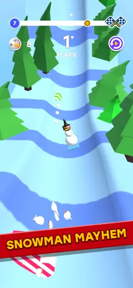 Game screenshot Snowman Race 3D PRO hack