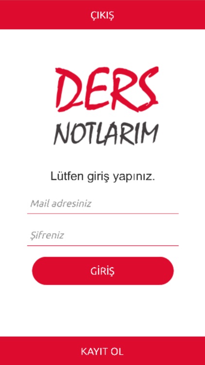 Ders Notlarım