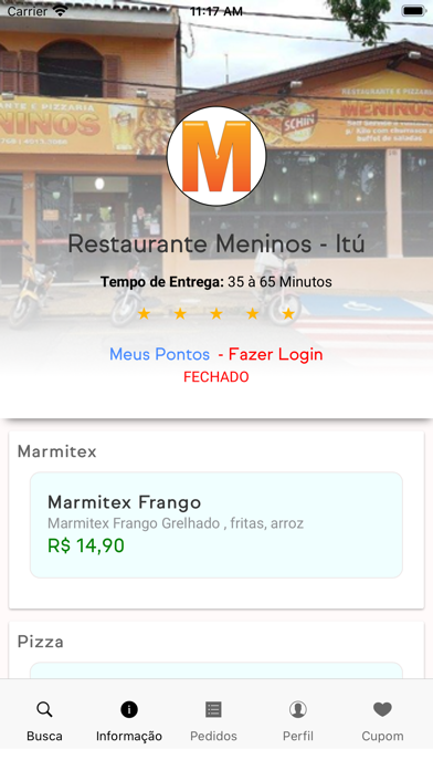 Screenshot #1 pour Restaurante Meninos